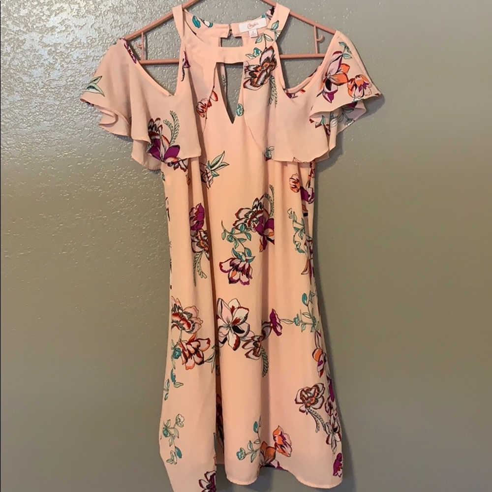 Light Pink Floral Dress